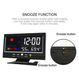 LCD Color Screen Digital Backlight Snooze Alarm Clock