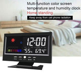 LCD Color Screen Digital Backlight Snooze Alarm Clock