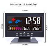LCD Color Screen Digital Backlight Snooze Alarm Clock