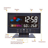 LCD Color Screen Digital Backlight Snooze Alarm Clock