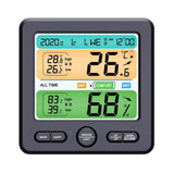 LCD Display Wall-Mounted Desktop Indoor High-Precision Temperature and Humidity Meter