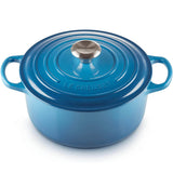 Le Creuset Enameled Cast Iron Signature Round Dutch Oven, 7.25 qt., Marseille