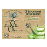 Le Petit Olivier Aloe Vera Traditional Soaps 2x100g