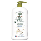 Le Petit Olivier Cotton Milk Shower Cream for Soft Skin 750ml