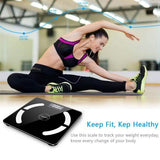 Digital Bathroom Wireless Fat Smart BMI Body Composition Analyzer Health Monitor Sync Data