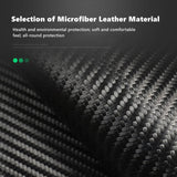 Leather Anti-kick Mat Sticker Interior Anti-Dirt Protector for Tesla Model 3 (4PCS)