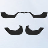 Leather Anti-kick Mat Sticker Interior Anti-Dirt Protector for Tesla Model 3 (4PCS)
