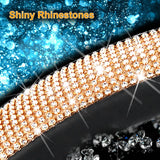 Leather Diamond Rhinestone Car SUV Steer Protector