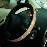 Leather Diamond Rhinestone Car SUV Steer Protector