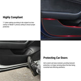 Leather Door Protector Anti-Kick  Mat for Tesla Model Y 2020-2025.03