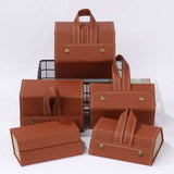 Leather Multiple Glasses Storage Case