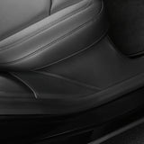 Leather Rear Door Sill Protector for Tesla Model Y 2020-2025.03