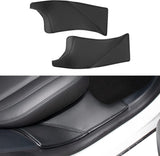 Leather Rear Door Sill Protector for Tesla Model Y 2020-2025.03
