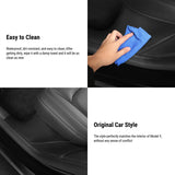Leather Rear Door Sill Protector for Tesla Model Y 2020-2025.03