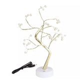 LED Artificial Twig Tree Light Tabletop Bonsai Lamp
