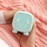 Led Cartoon Alarm Clock Voice Control Digital
