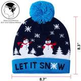 LED Christmas Knitted Hat