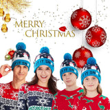 LED Christmas Knitted Hat