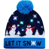 LED Christmas Knitted Hat