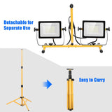 LED Dual-Head Work Light with Adjustable Tripod Stand