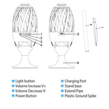 LED Flame Speakers Torch