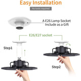 LED Garage Ceiling 360¬∞ Lighting with 576 LEDs