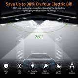 LED Garage Ceiling 360¬∞ Lighting with 576 LEDs