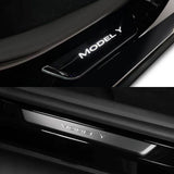 LED illuminated Welcome Pedal Door Sill Protector for Model Y / 3 | TESERY