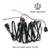 LED Light Bar Wiring Harness Kit Universal Fitment