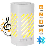 LED Smart Touch Bluetooth Speaker Rechargeable Camping Lamp