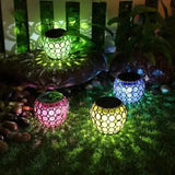 LED Solar Hollow Light Lawn Lamp