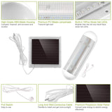 LED Solar Lights Powered Security Light Kit