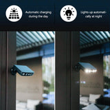 LED Solar Powered Wall Light Rotatable Waterproof Motion-Sensor Lights