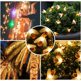 LED Solar String Bee Lights 30 Honeybees