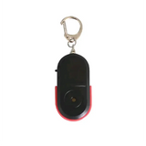 LED Whistle Key Finder Flashing Beeping Sound Control Alarm Anti-Lost Key Locator Finder Tracker With Key Ring