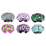Lemon Lavender Comfy Retro Style Shower Cap