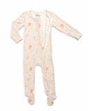 Leo Bamboo Zipper Footie