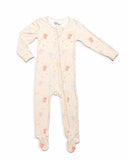 Leo Bamboo Zipper Footie
