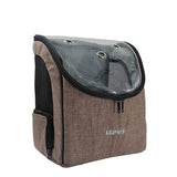 Lepus Brown Transparent Pet Backpack Carrier for Cats & Dogs 40cm