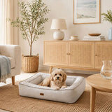 Lepus Comfort Visco Pet Bed Supporting Grey Medium 80x55cm