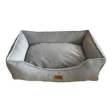 Lepus Dolce Premium Pet Bed Soft Baby Face Fabric Small Light Gray