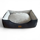 Lepus Dolce Premium Pet Bed Anthracite Large 90 x 75 cm