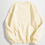 Letter Graphic Thermal Lined Sweatshirt