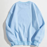 Letter Graphic Thermal Lined Sweatshirt
