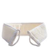 Lewingo XL Cotton Back Bath Mitt for Deep Cleansing 1 pc