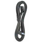 Substitute for LG EAD64108402 White AC Power Cable | Right-Angle C7 Figure-8 - Right-Angle 2-Prong Male | Non-Polarized - EAD64108402
