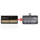 Anderic Substitute for LiftMaster 82LM 2-Button Visor 390 MHz Garage Door Opener Remote Control [893LM]