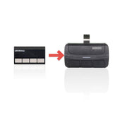 Anderic Substitute for LiftMaster 84LM 4-Button Visor 390 MHz Garage Door Opener Remote Control [375UT-3button]