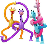 Light up Giraffe Pop Tubes - Flexible Tubes with LED Lights and Suction Cups Asst. Colors(each)