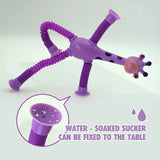 Light up Giraffe Pop Tubes - Flexible Tubes with LED Lights and Suction Cups Asst. Colors(each)